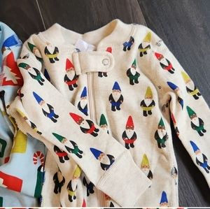 Hanna Andersson Zip Up Footie Pajamas